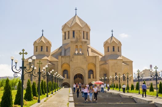 Armenian church in the center of Yerevan