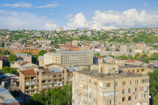 Traditional old city Yerevan, Armenia, taken on June 2011