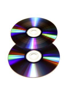 dvds or cds  used as storage media for electronic data isolated