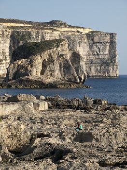 This rock in Gozo is home to an endemic fungus said to have medicinal qualities