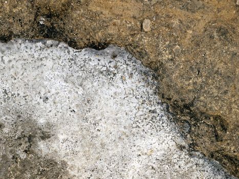 Detail macro shot of freshly crystallised sea salt or sodium chloride