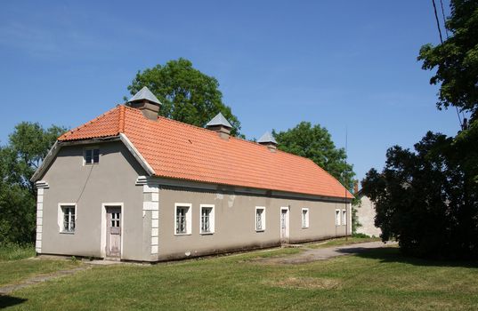 The old house in a countryside. Estonia