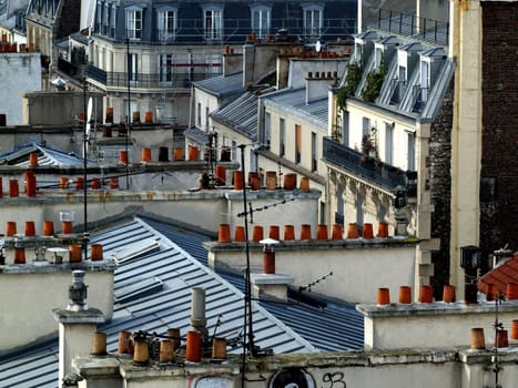 Rooftops in Paris.