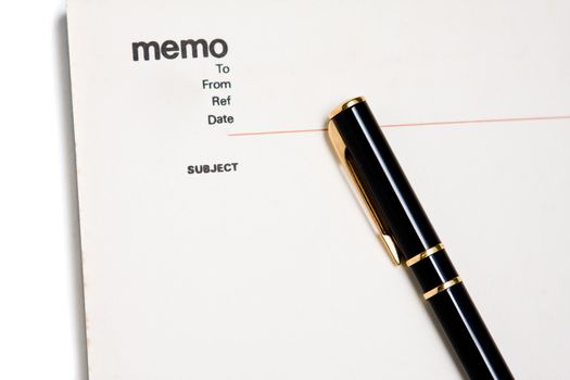 Blank memo pad notebook to insert text, copy space