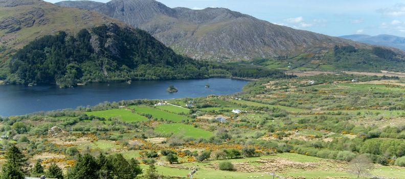 View of Heally Pass at Beara peninsula, Ireland