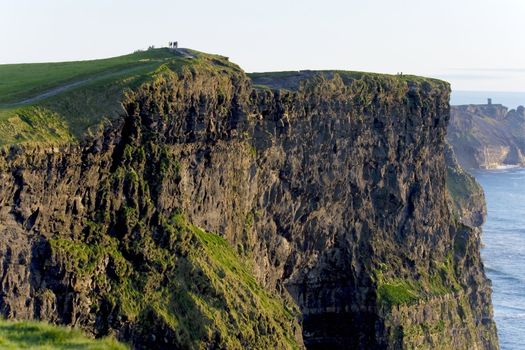 View of the cliffs on the west coast of Ireland