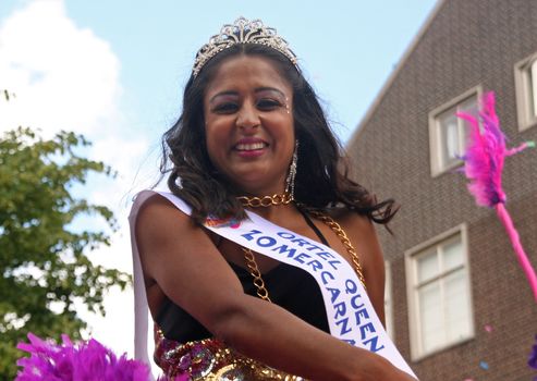 Elected Queen of the Summer Carnaval in Rotterdam