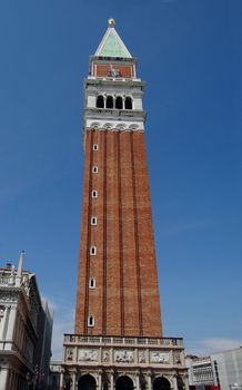 Venice with Campanile's tower on St mark's square