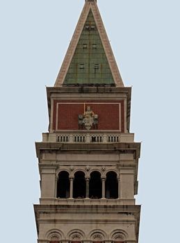 Venice with Campanile's top on ST mark's square