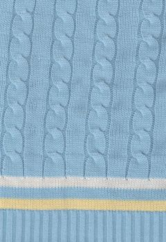 a blue knit tennins sweater background stripped pattern