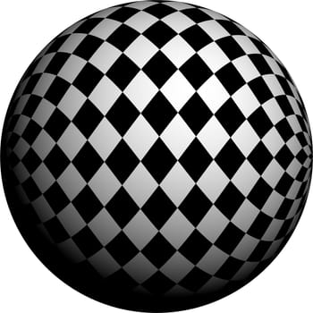 Round half tone images - round black white pattern design