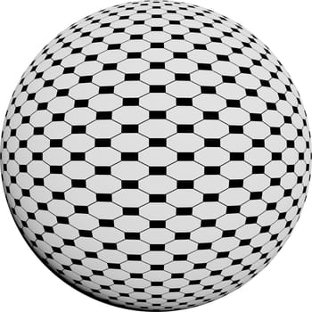 Round half tone images - round black white pattern design