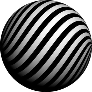 Round half tone images - round black white pattern design