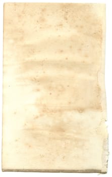 Old antique paper from a book or note pad blank retro background