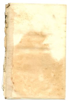 Old antique paper from a book or note pad blank retro background