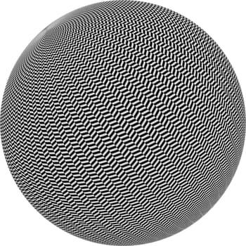 Round half tone images - round black white pattern design