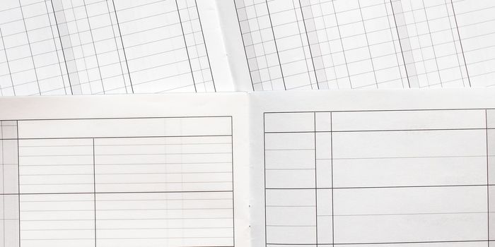 A blank paper form or business document