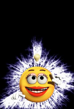  Conceptual image about having a great idea.