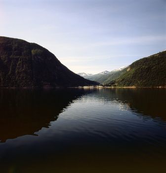 View of a fjord in Norway