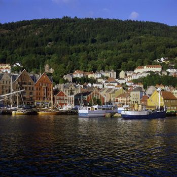 Harbor in Bergen