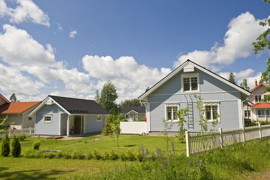 Private house in Finland taken on June 2011