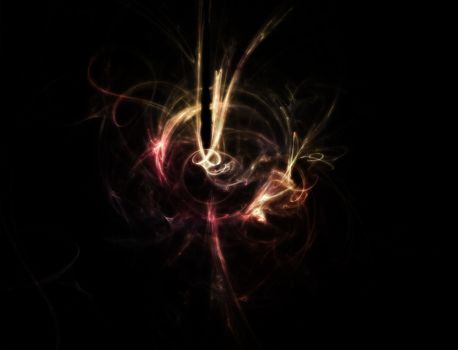 Abstract flowing wisp. colored smoke style.