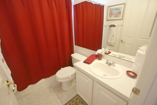 A Bathroom in a House in Central Florida.
