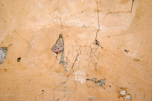 old wall .wall decayed.aging plaster