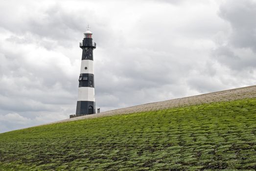 Lighthouse near Breskens in the Netherlands