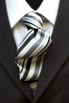 A tie of a groom