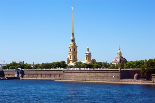 The Peter and Paul Fortress is the original citadel of St. Petersburg Russia