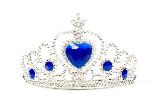 Photo of a Tiara Crown isolated on a white background