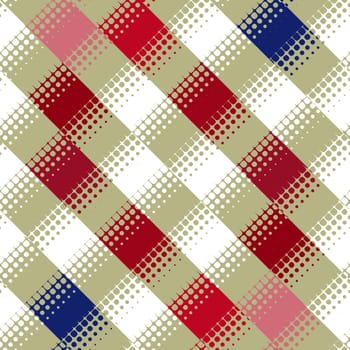 texture of diagonal squares with dots pattern 