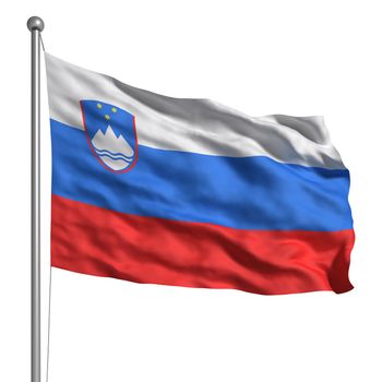 Flag of Slovenia (Isolated)
