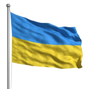 Flag of Ukraine (Isolated)