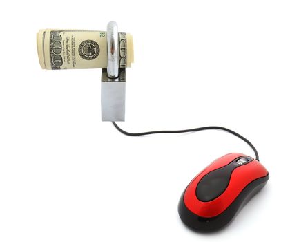 E-commerce - computer mouse and key money