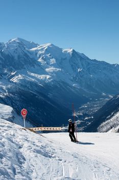 Skiing in Chamonix