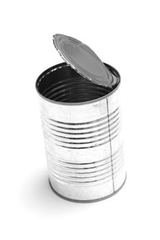 An empty tin can