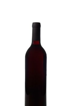 A bottle of red wine