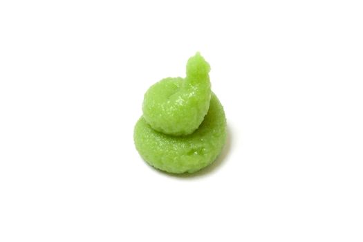 Wasabi isolated on a white background