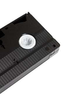 A video tape isolated on white