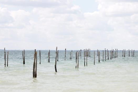 The Danish sea in a horizontal composition