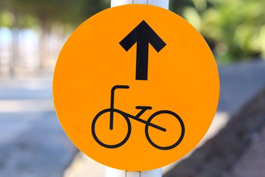 Bicycle traffic sign.