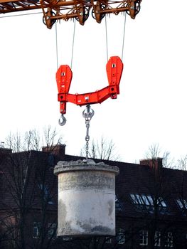 portrait of work at tunnel construction site