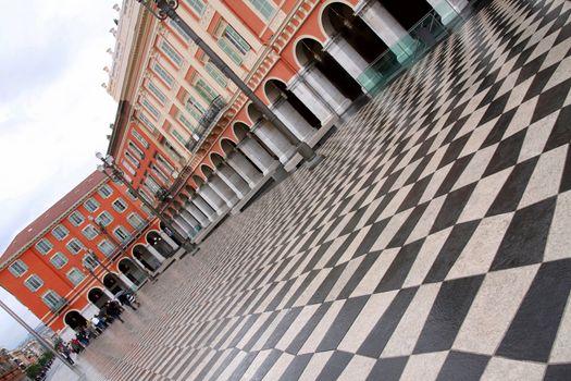 plaza Massena Square in the city of Nice, France