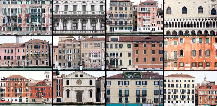 details shot photo series, old houses in Venice, Italy