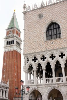 Piazza San Marco and The Doge's Palace in Venice, Italy