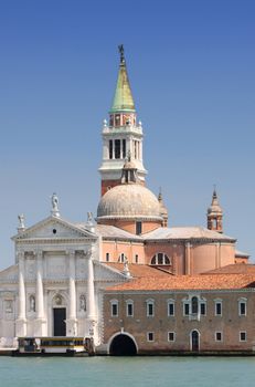 details Saint Georgio Island in Venice, Italy