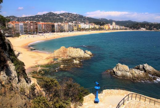 View of Lloret de Mar (Spain)