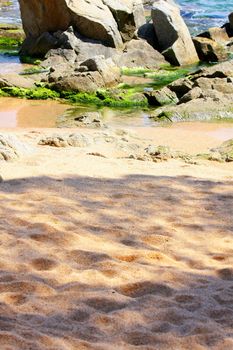 Costa Brava beach in Lloret de Mar (Spain)